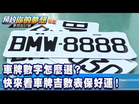 車牌 運勢|車牌數字吉凶指南：選出最旺你的好車牌號碼 